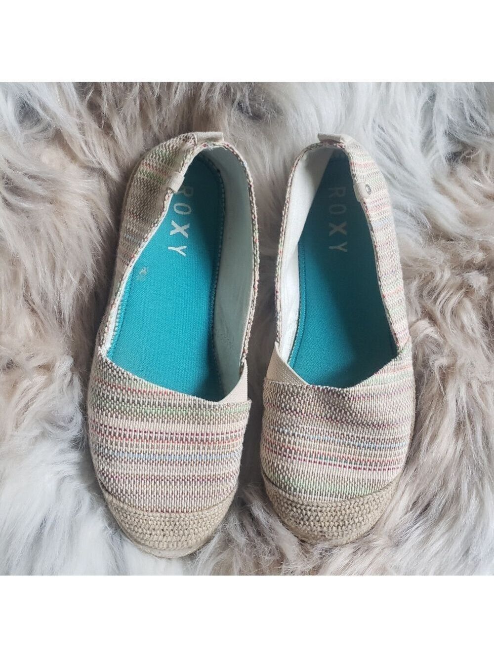 Roxy Loafers Slip On Woven
